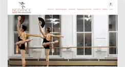 Desktop Screenshot of ncdance.ca